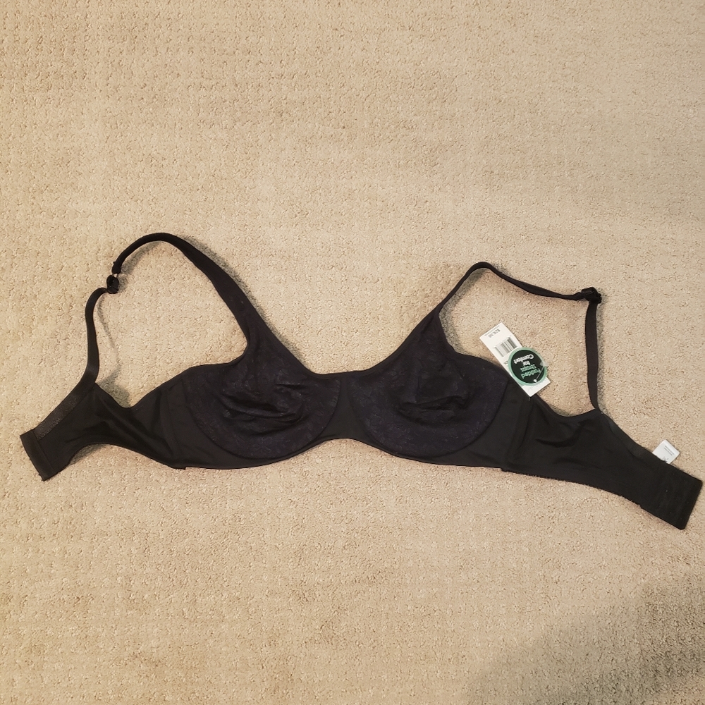 Black Padless Delta Burke Bra
